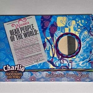 CHARLIE AND THE CHOCOLATE FACTORY Prop Card / CONTEST ANNOUNCEMENT POSTER Piece